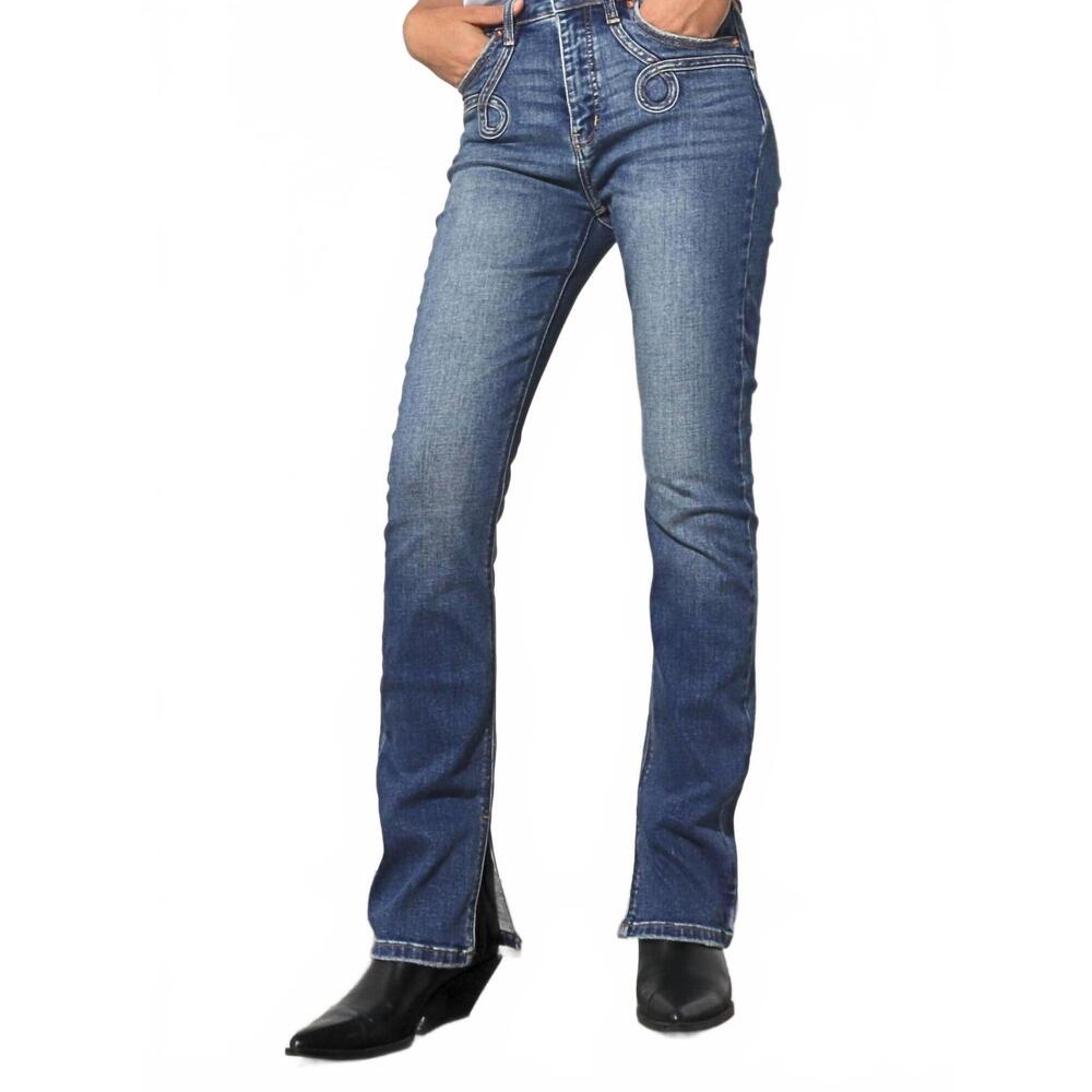 NEW ARTEMIS VINTAGE western tummy control bootcut jeans in blue